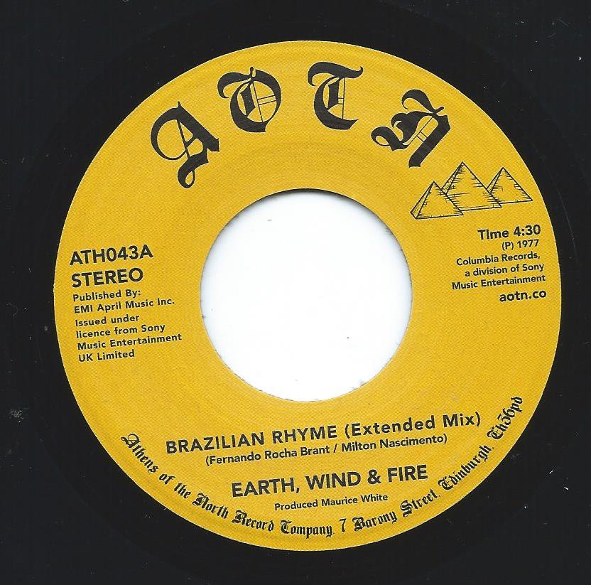 EARTH, WIND & FIRE / BRAZILIAN RHYME (EXTENDED MIX) / MY LOVE (7