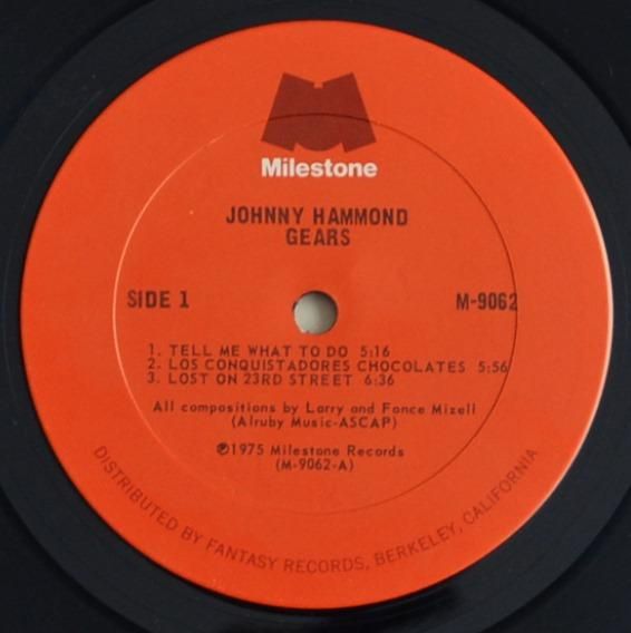 JOHNNY HAMMOND / GEARS (LP) - HIP TANK RECORDS