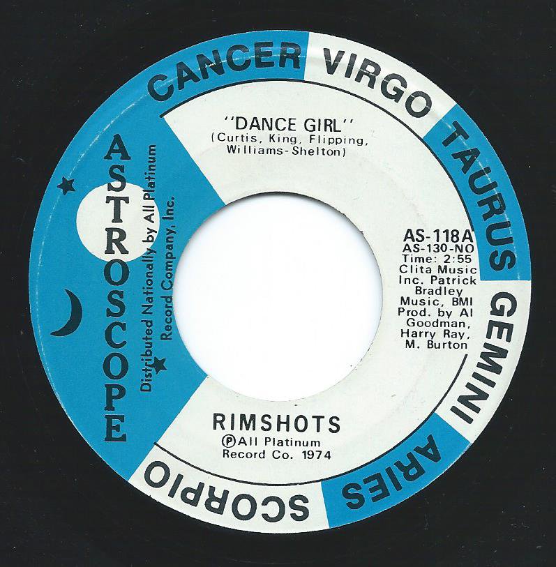 RIMSHOTS ‎/ DANCE GIRL / WHO GOT THE MONSTER (7