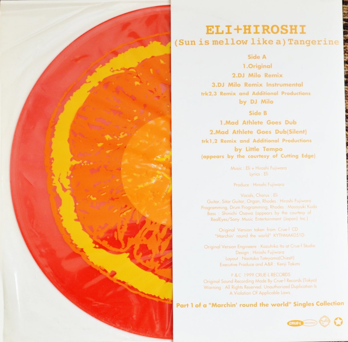 Eli + Hiroshi (Sun Is Mellow Like A) Tangerine - Crue-L Records 