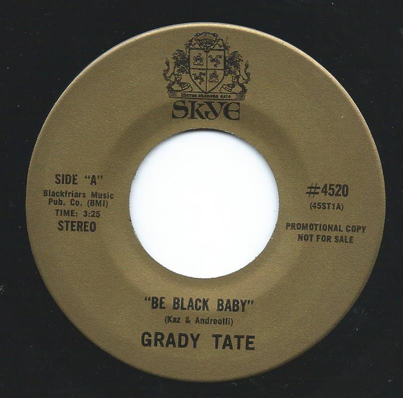GRADY TATE / BE BLACK BABY (7