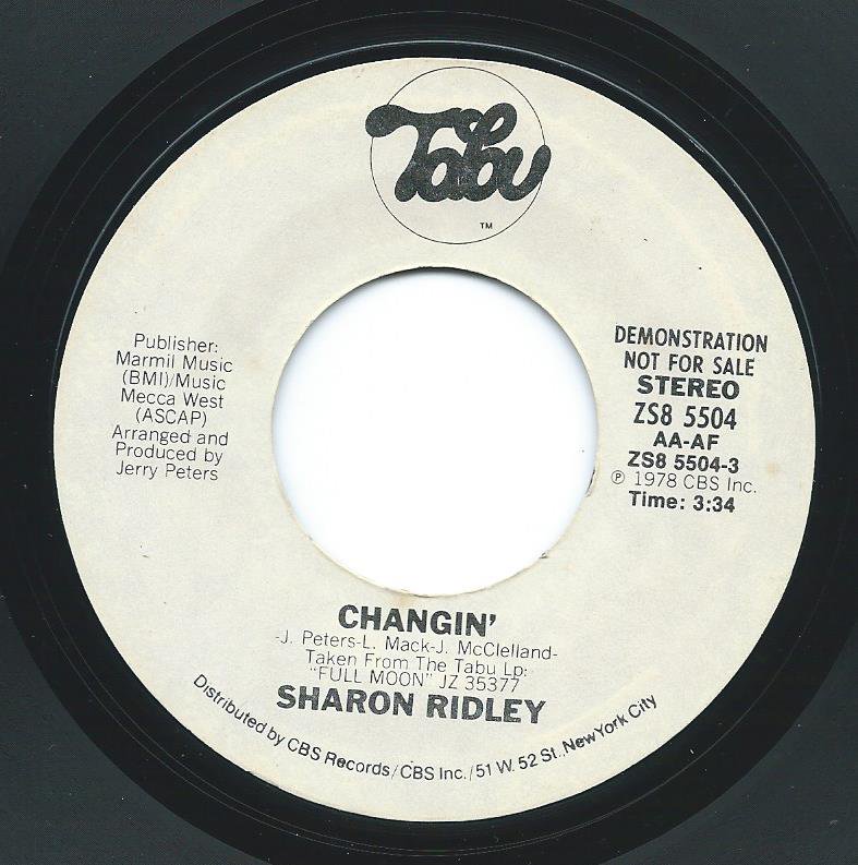 別倉庫からの配送】 LP Sharon Ridley – Full Moon - レコード