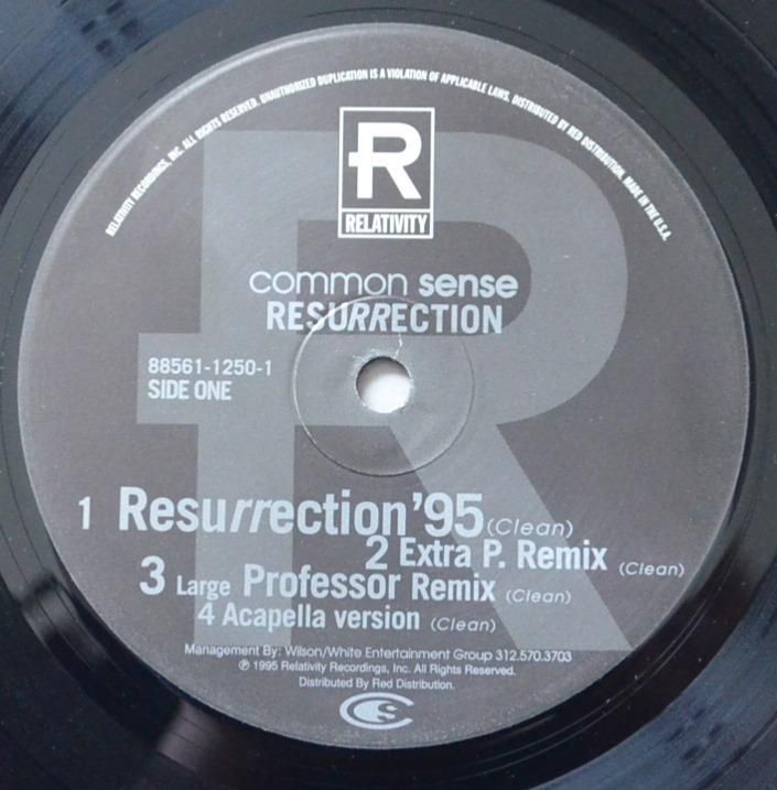 COMMON SENSE / RESURRECTION / RESURRECTION (EXTRA P. REMIX) (12