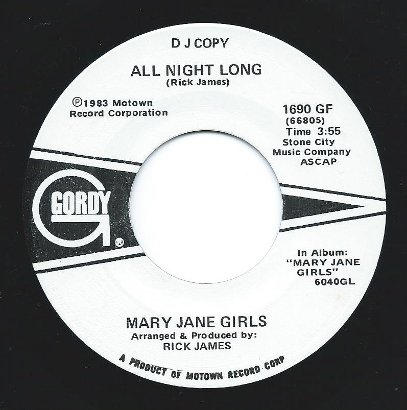 MARY JANE GIRLS ‎/ ALL NIGHT LONG (7