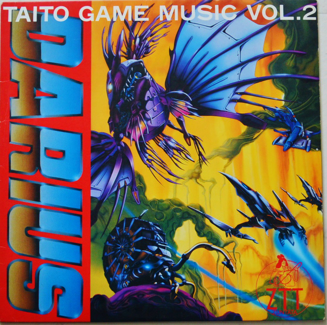 ZUNTATA ‎(TAITO SOUND TEAM) / DARIUS - TAITO GAME MUSIC VOL. 2 (LP 