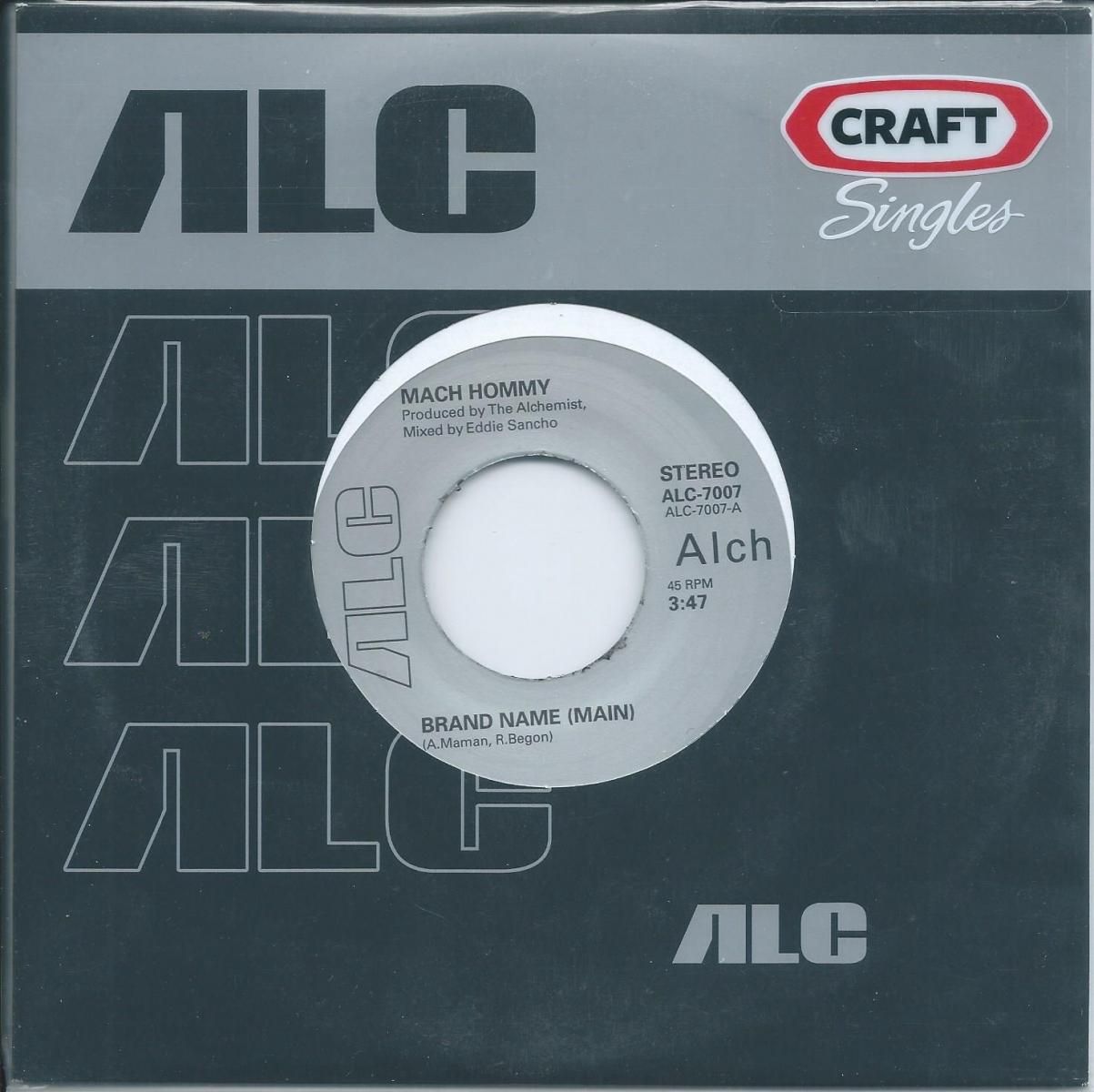 レア美品 Mach Hommy The Alchemist Brand Name MACH HOMMY ‎/ BRAND NAME (PROD BY THE ALCHEMIST) (7