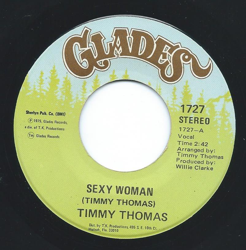 TIMMY THOMAS ‎/ SEXY WOMAN / SWEET BROWN SUGAR (7