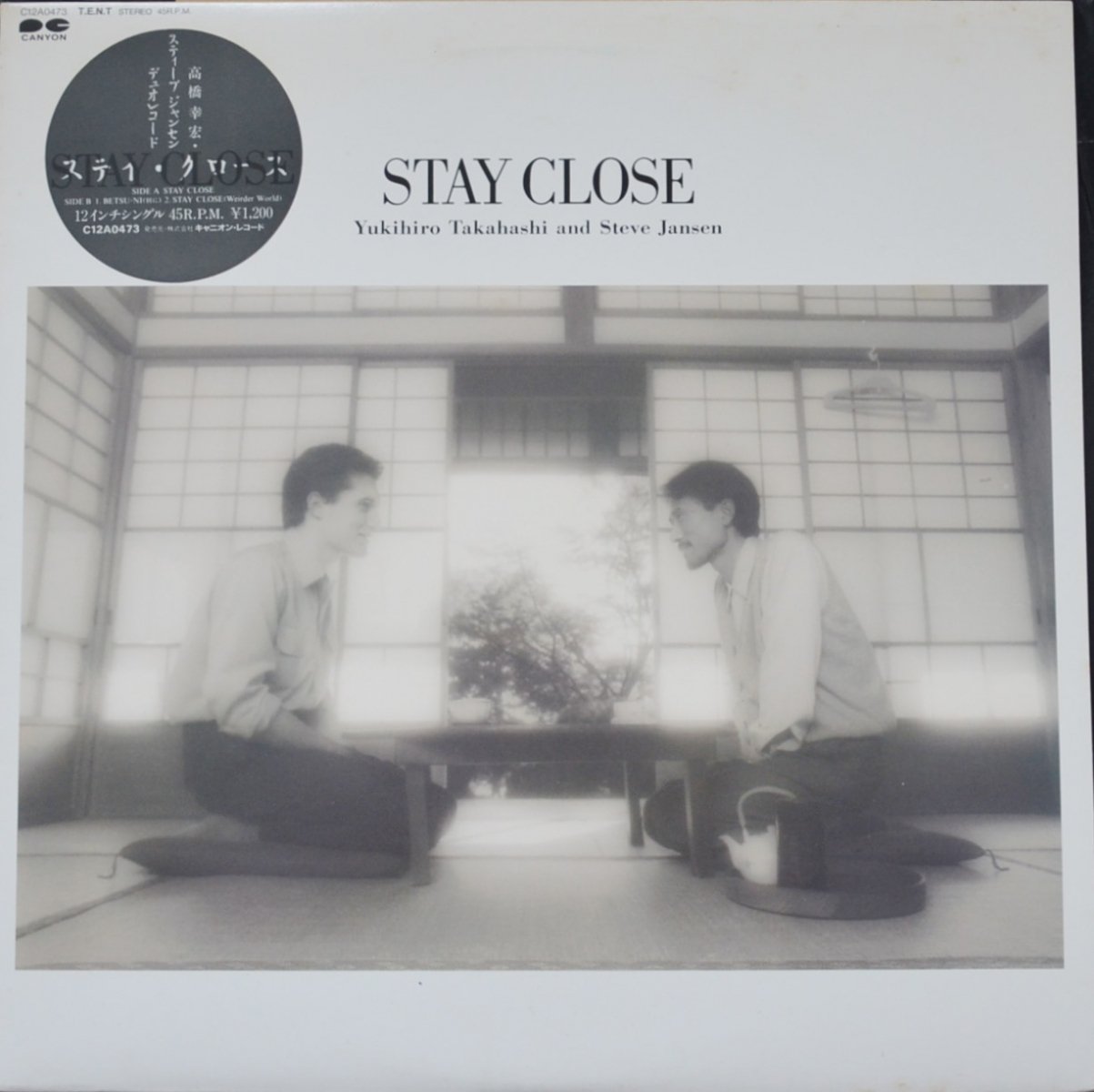 高橋ユキヒロ (高橋幸宏)・スティーブ・ジャンセン YUKIHIRO TAKAHASHI AND STEVE JANSEN / STAY CLOSE  (12