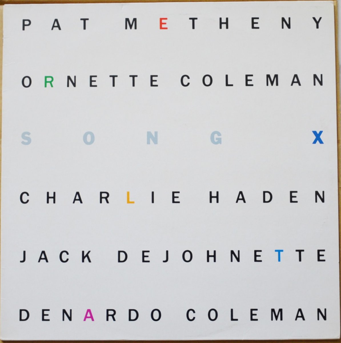 PAT METHENY / ORNETTE COLEMAN / SONG X (LP)