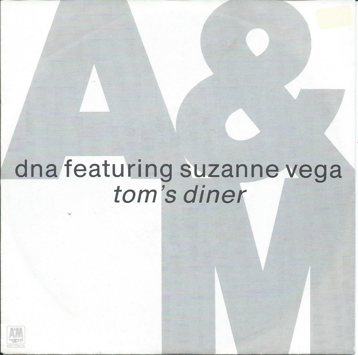 DNA FEATURING SUZANNE VEGA ‎/ TOM'S DINER (7