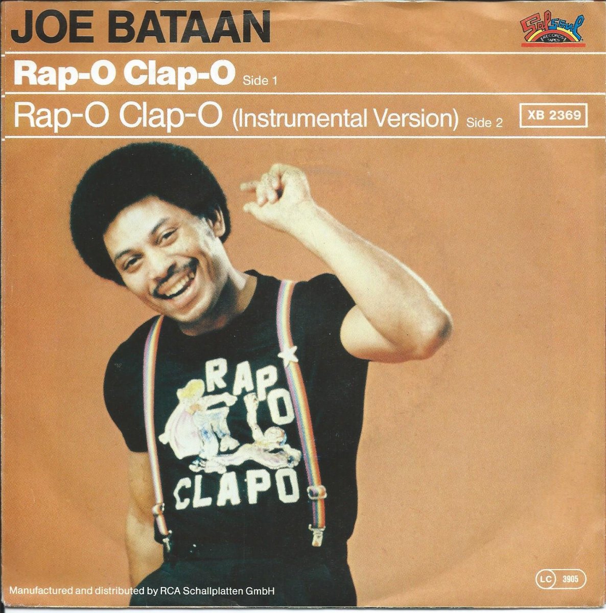 JOE BATAAN ‎/ RAP-O CLAP-O (7
