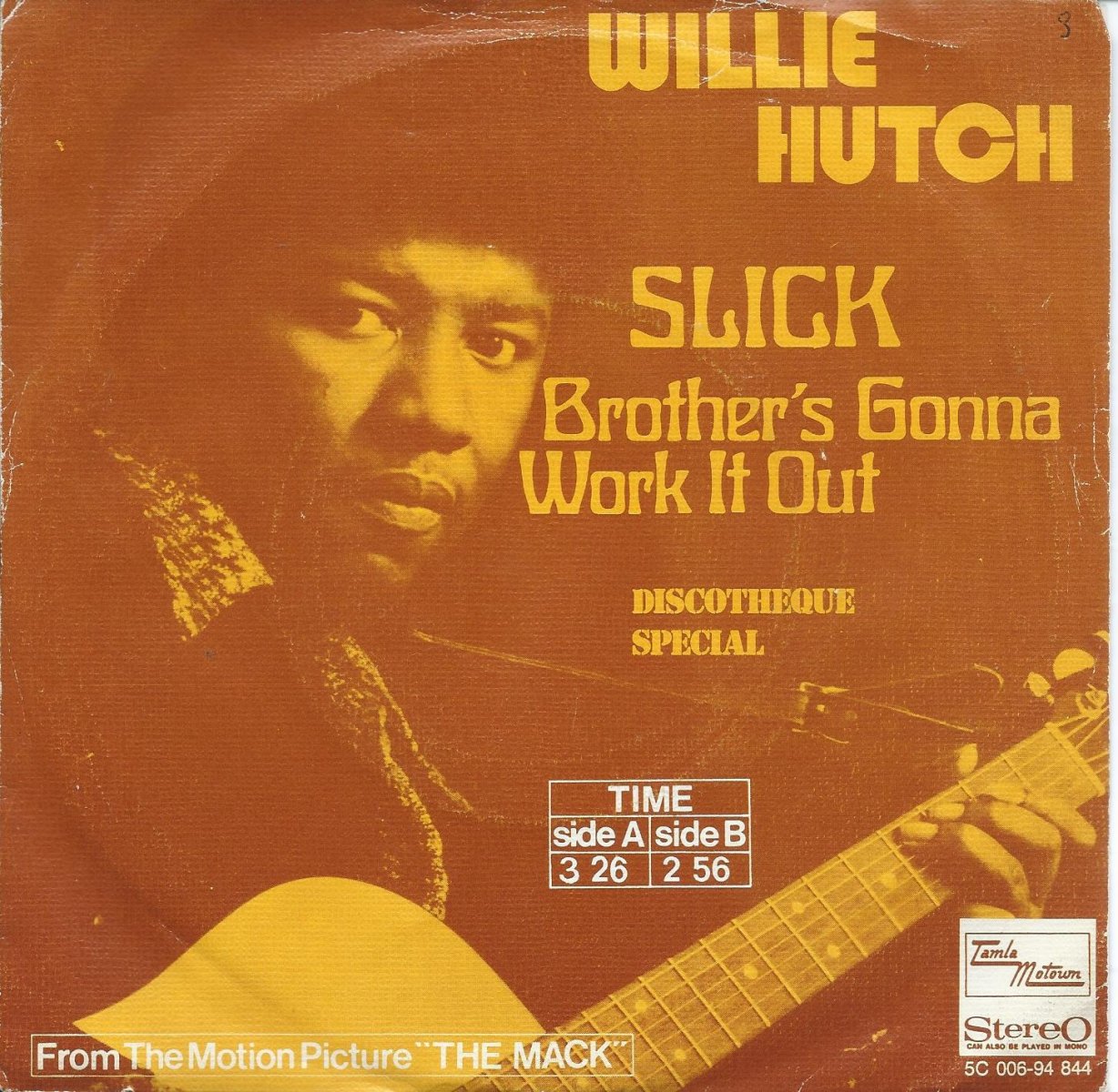 WILLIE HUTCH / BROTHER'S GONNA WORK IT OUT / SLICK (7