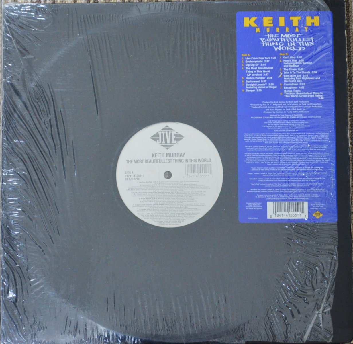 KEITH MURRAY / THE MOST BEAUTIFULLEST THING IN THIS WORLD (LP)