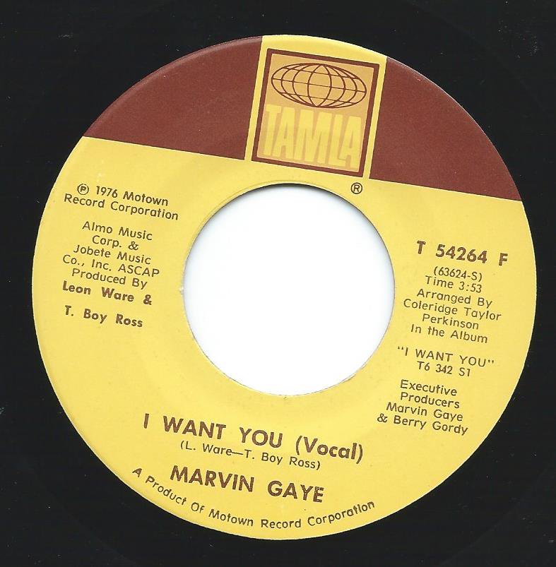 MARVIN GAYE / I WANT YOU (7