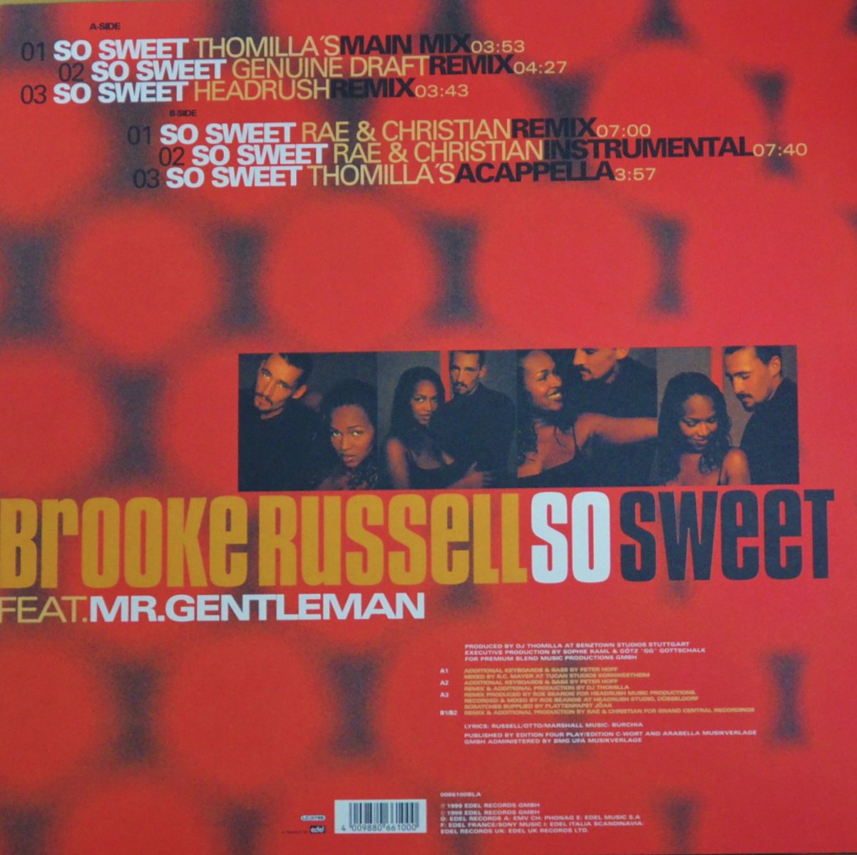 BROOKE RUSSELL FEAT. MR. GENTLEMAN / SO SWEET (12