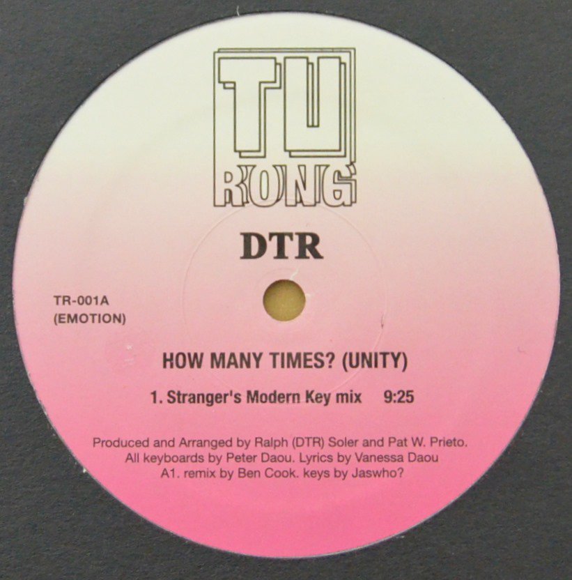 DTR ‎/ HOW MANY TIMES? (UNITY) (12