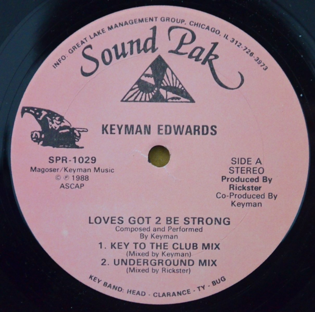 KEYMAN EDWARDS ‎/ LOVES GOT 2 BE STRONG (12