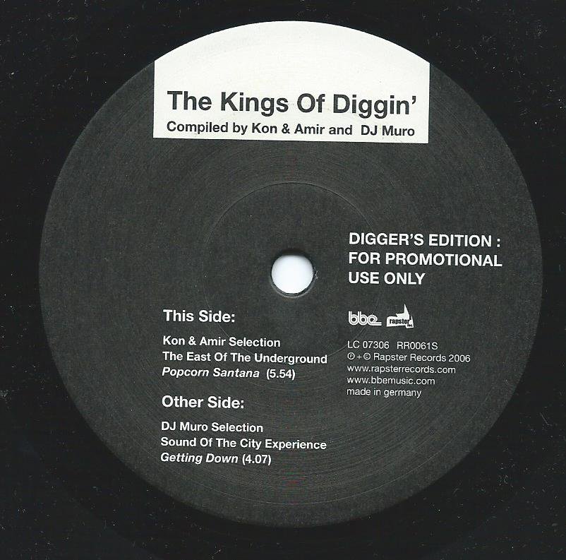 THE EAST OF THE UNDERGROUND / POPCORN SANTANA / THE KINGS OF DIGGIN' (DJ MURO & KON & AMIR) (7