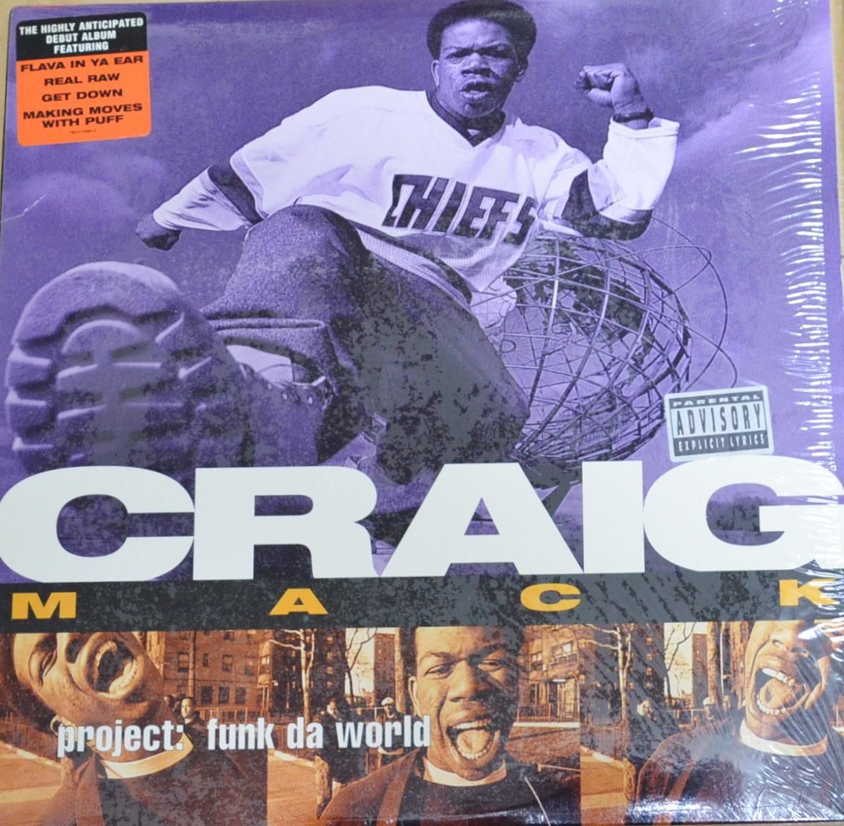 洋楽 CRAIG MACK project' funk da world LP CRAIG MACK ‎/ PROJECT: FUNK DA WORLD (1LP) - HIP TANK RECORDS