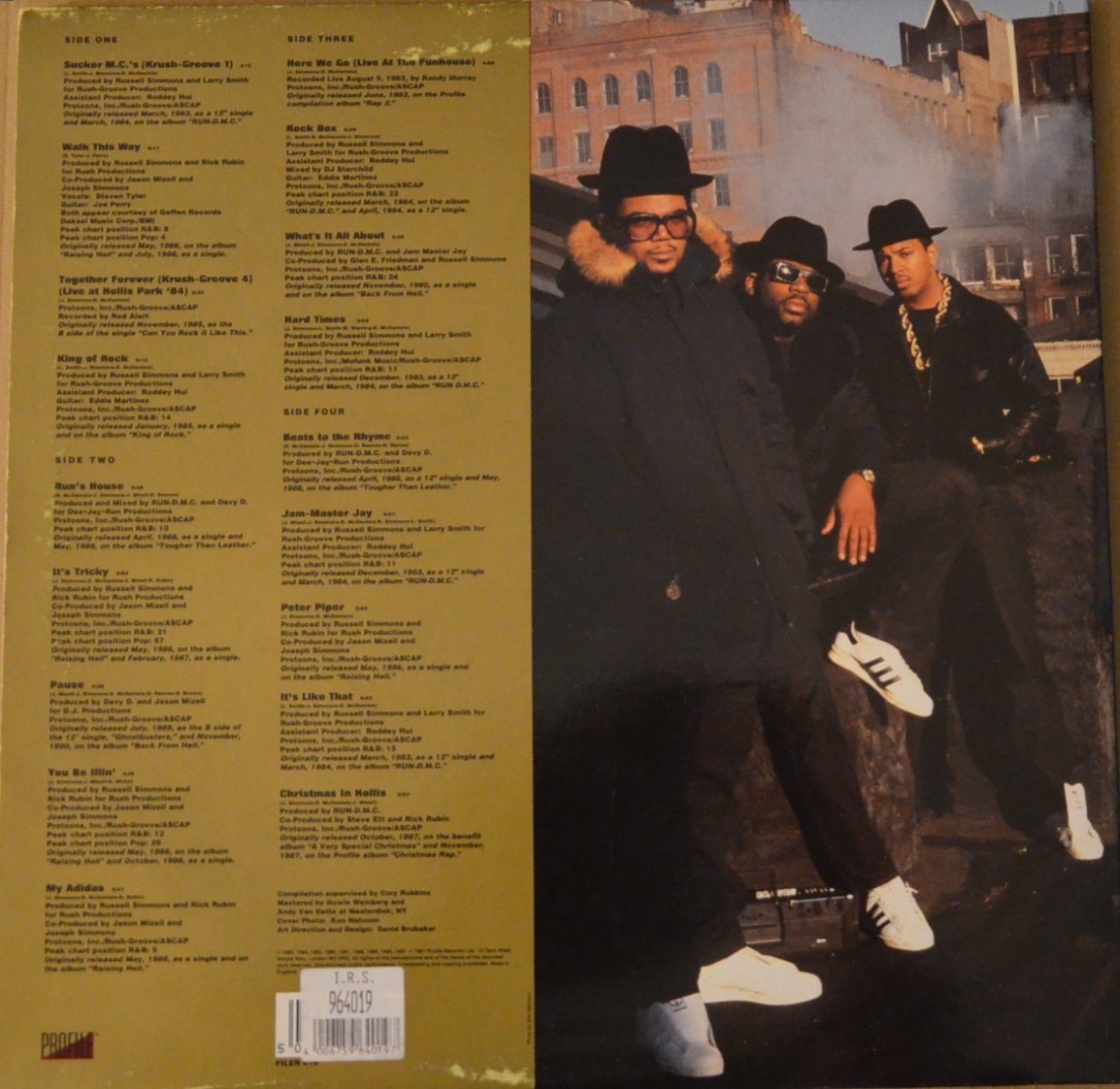 RUN-DMC ‎/ TOGETHER FOREVER - GREATEST HITS 1983-1991 (2LP) - HIP TANK  RECORDS