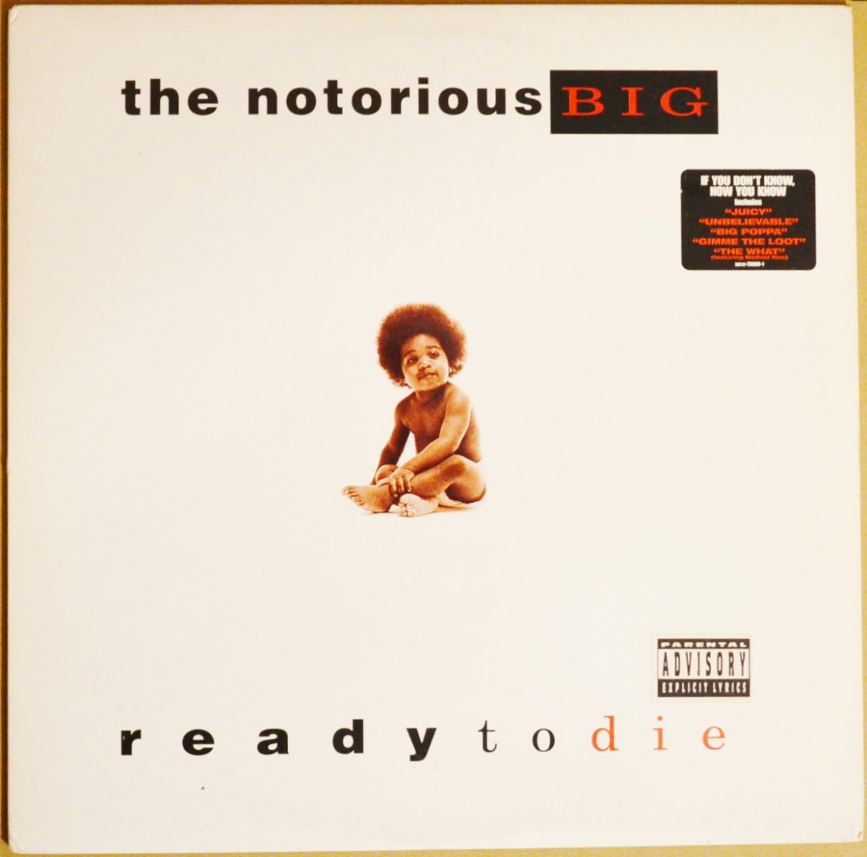 THE NOTORIOUS B.I.G. / READY TO DIE (1LP) - HIP TANK RECORDS