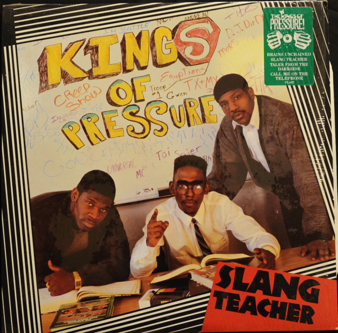 KINGS OF PRESSURE ‎/ SLANG TEACHER (1LP)