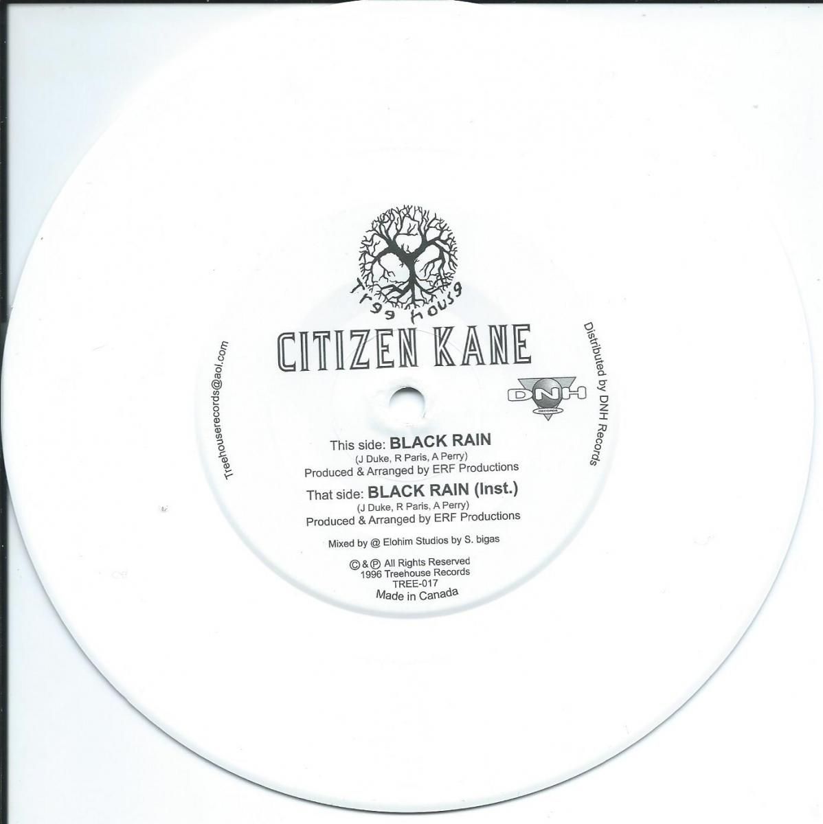 CITIZEN KANE BLACK RAIN koco muro レコード 45