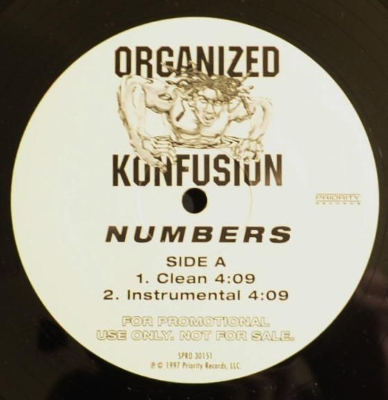 ORGANIZED KONFUSION ‎/ NUMBERS - US PROMO (12