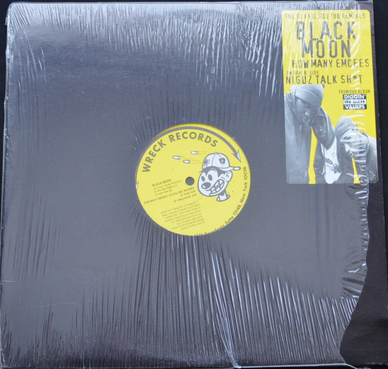 BLACK MOON ‎/ HOW MANY EMCEES (THE DJ EVIL DEE '96 REMIX) (12