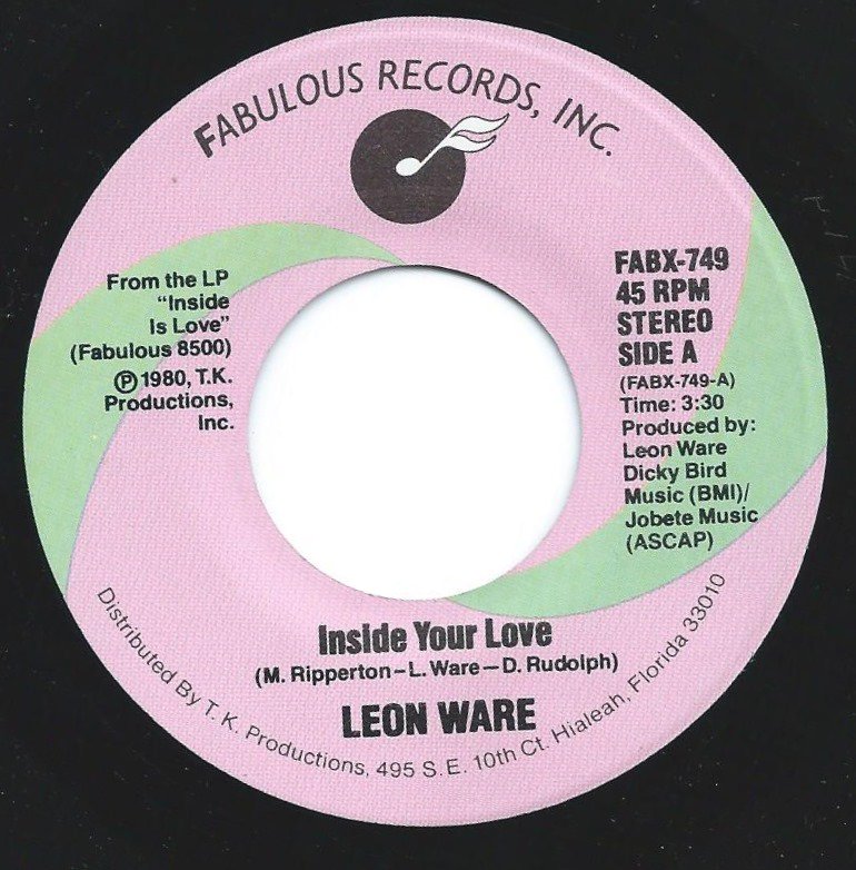 LEON WARE / INSIDE YOUR LOVE / HUNGRY (7