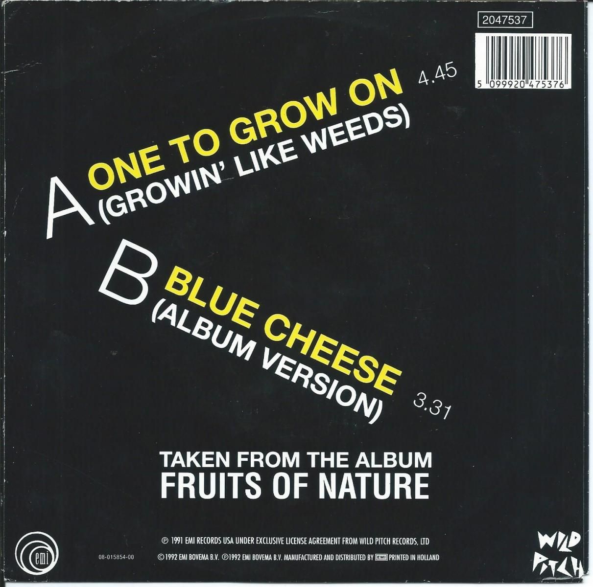 THE U.M.C.'S / ONE TO GROW ON / BLUE CHEESE (7