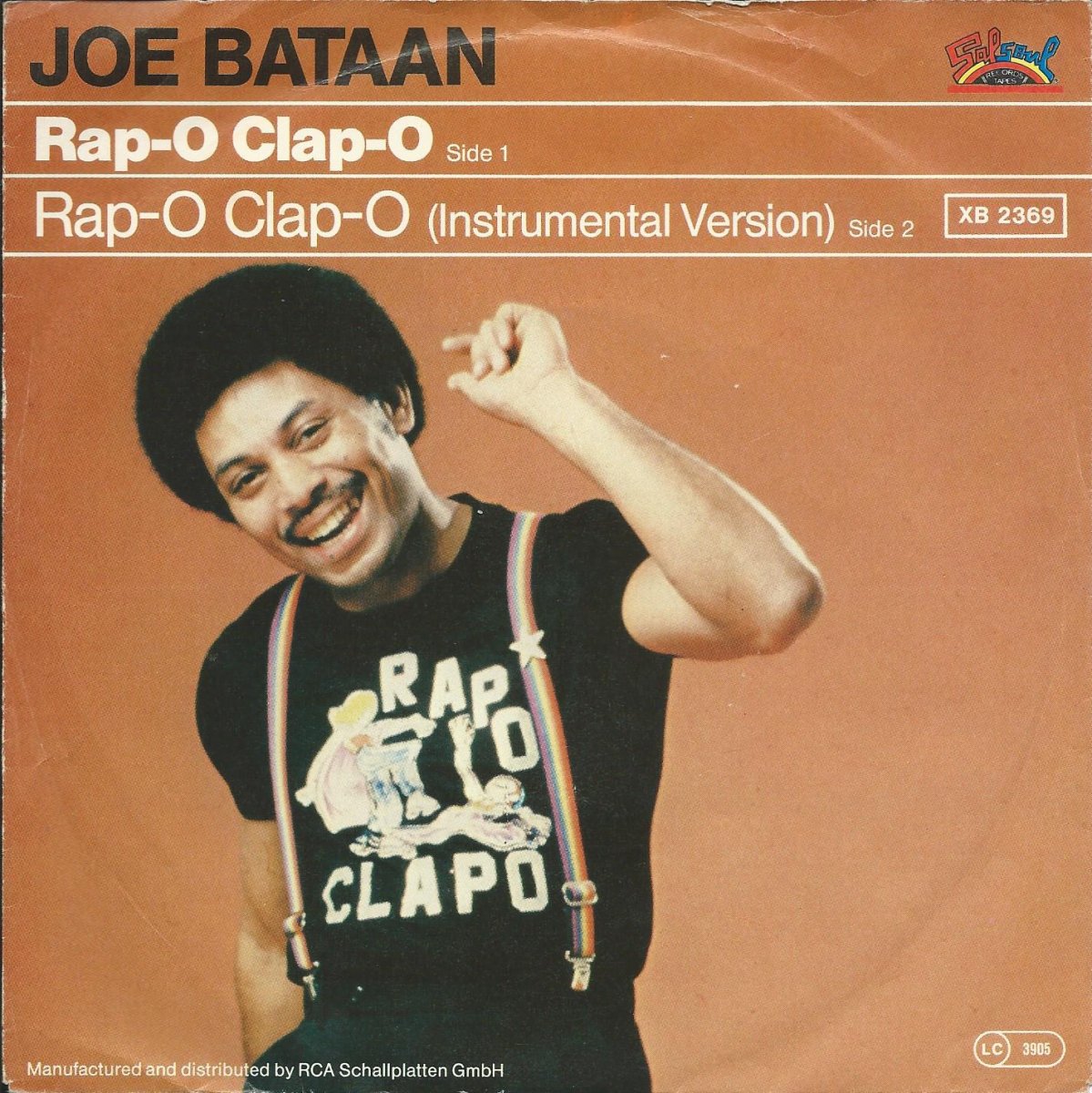 JOE BATAAN ‎/ RAP-O CLAP-O (7