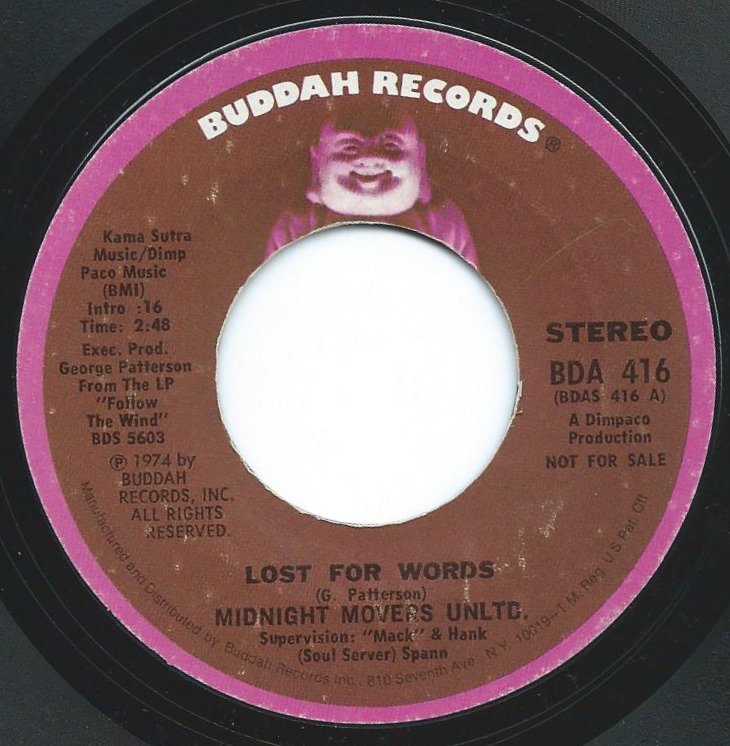 MIDNIGHT MOVERS UNLIMITED / LOST FOR WORDS (7