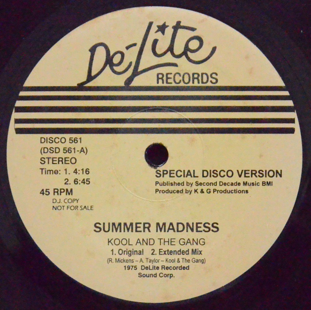 KOOL AND THE GANG / SUMMER MADNESS (12