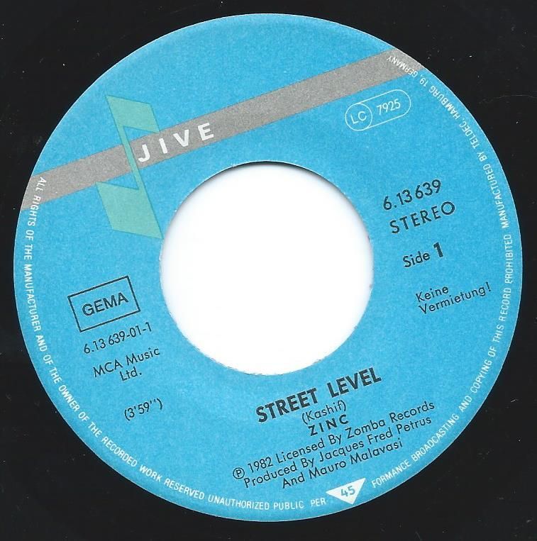 アテッサ新作モデル LEVEL STREET / ZINC / (7 STOP NEVER I'LL 洋楽