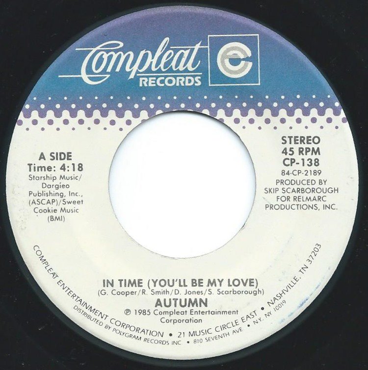 AUTUMN / IN TIME (YOU'LL BE MY LOVE) / CAN'T STOP LOVIN' YOU (7