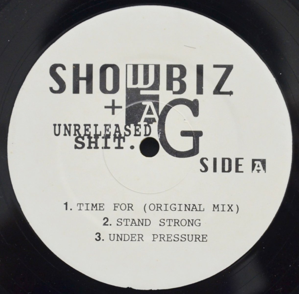 SHOWBIZ & A.G. ‎/ TIME FOR (ORIGINAL MIX) / UNDER PRESSURE