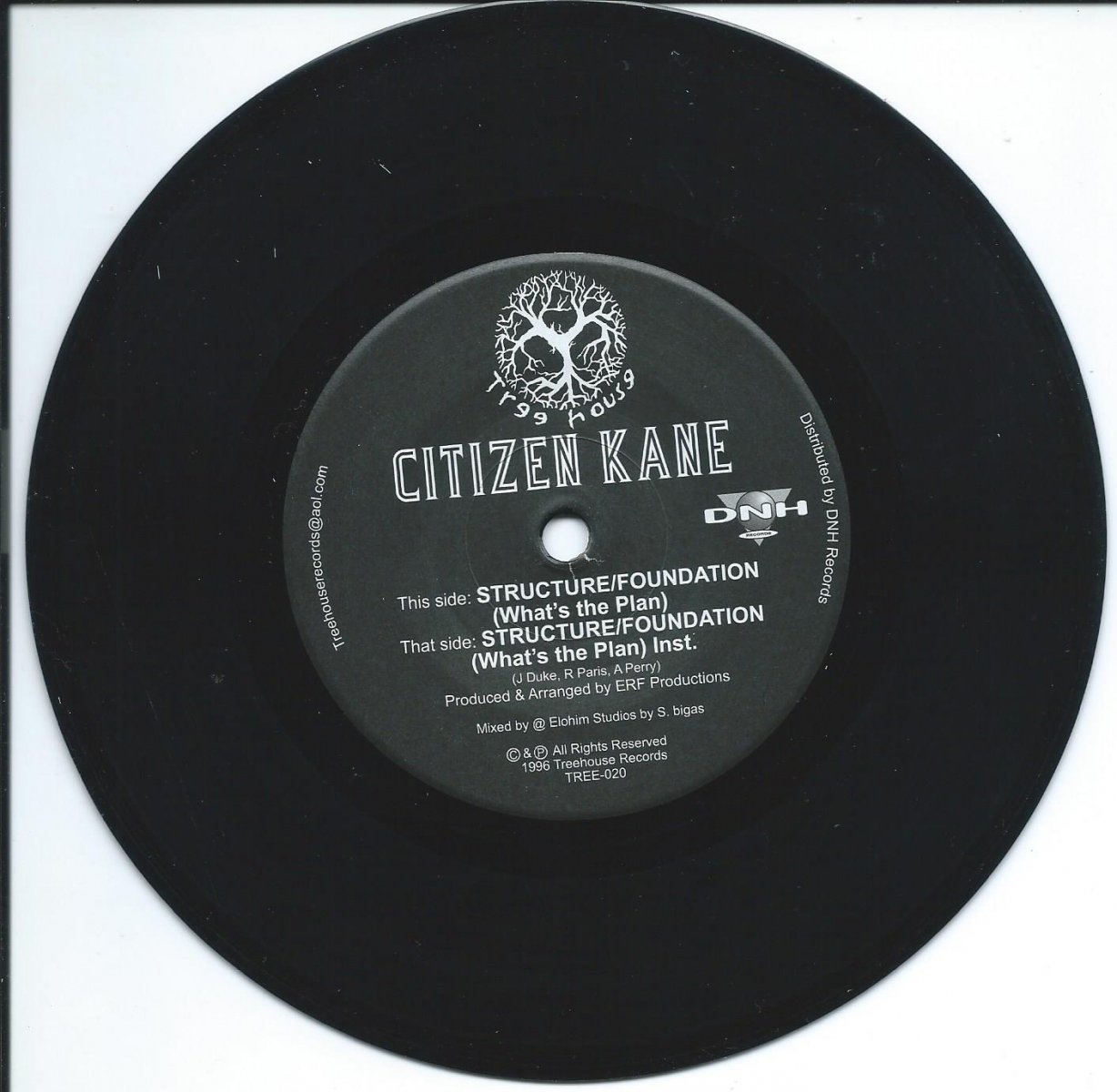 CITIZEN KANE / STRUCTURE FOUNDATION (WHAT'S THE PLAN) - BLACK ...