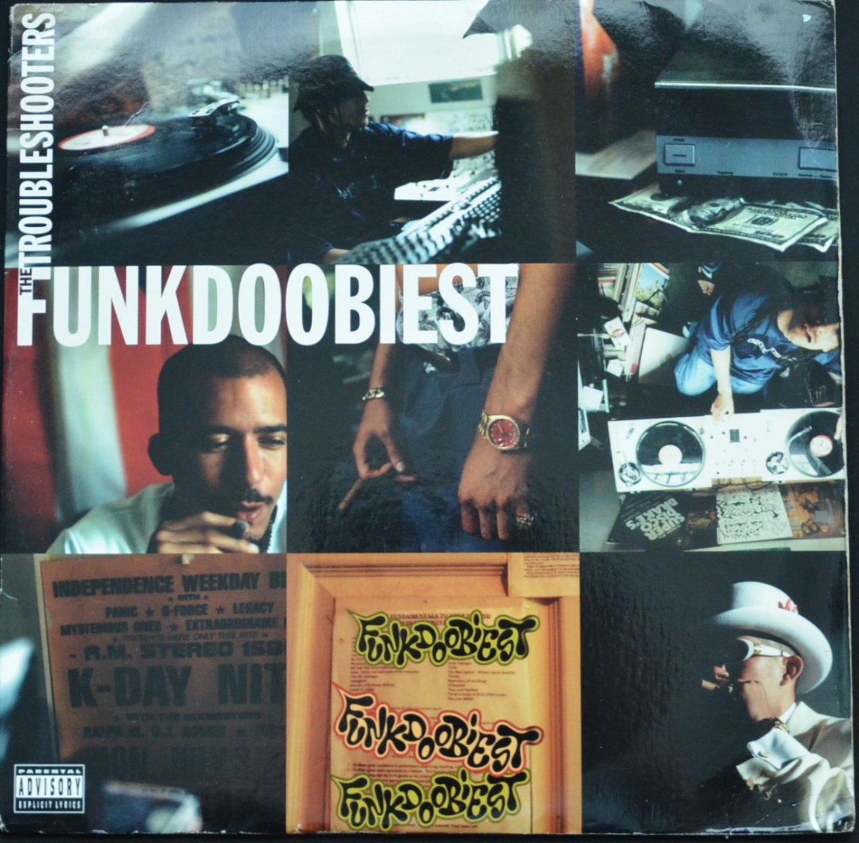 FUNKDOOBIEST ‎/ THE TROUBLESHOOTERS (2LP) - HIP TANK RECORDS