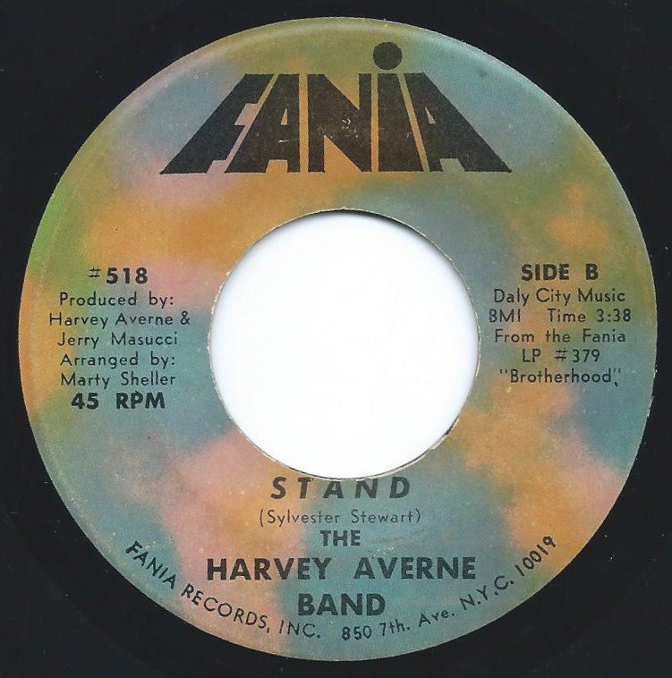 THE HARVEY AVERNE BAND ‎/ COME BACK BABY / STAND (7