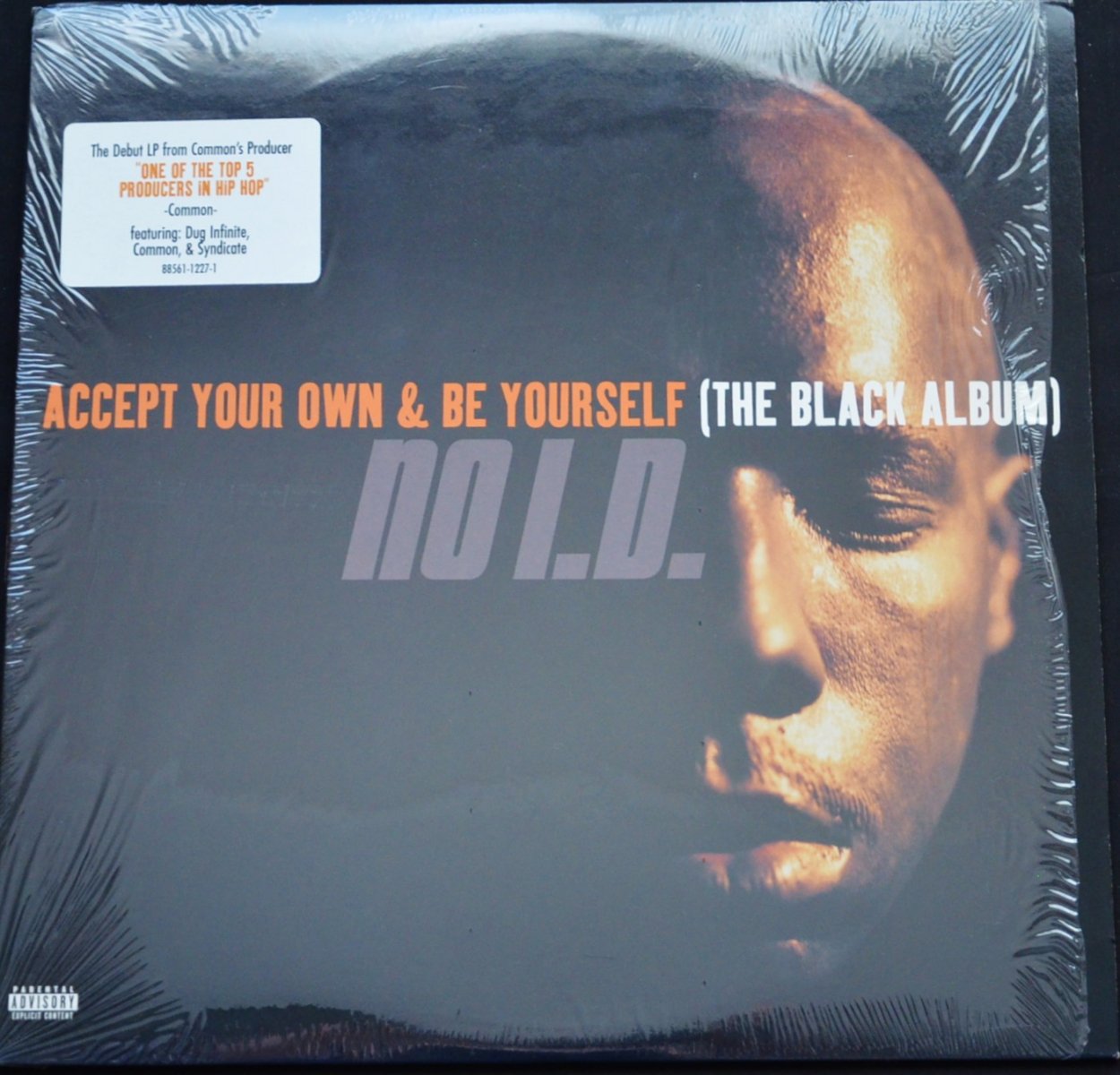 NO I.D. ‎/ ACCEPT YOUR OWN & BE YOURSELF (THE BLACK ALBUM) (1LP)