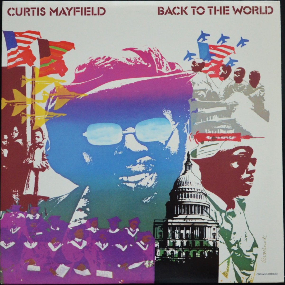 CURTIS MAYFIELD ‎/ BACK TO THE WORLD (LP)