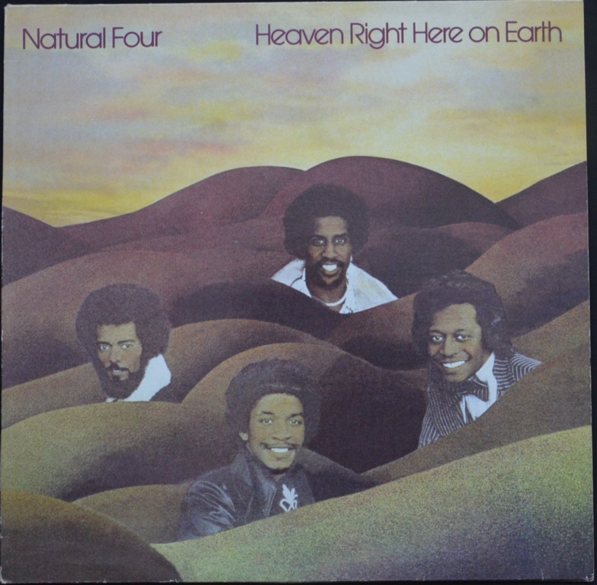 NATURAL FOUR / HEAVEN RIGHT HERE ON EARTH (LP) - HIP TANK RECORDS