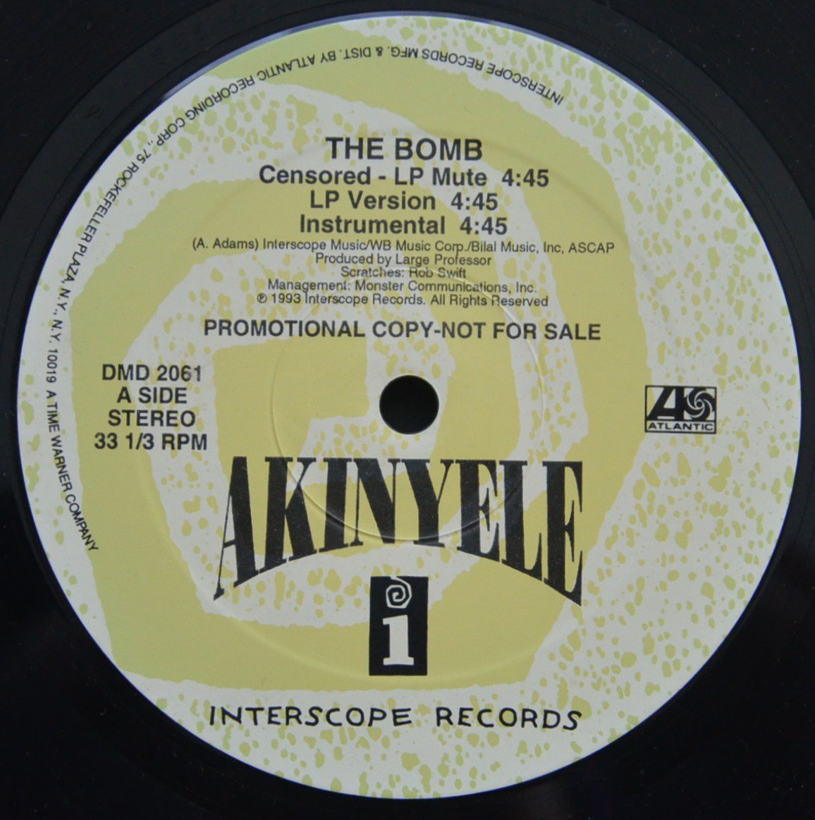 AKINYELE ‎ ‎/ THE BOMB / NO EXIT / OUTTA STATE (12