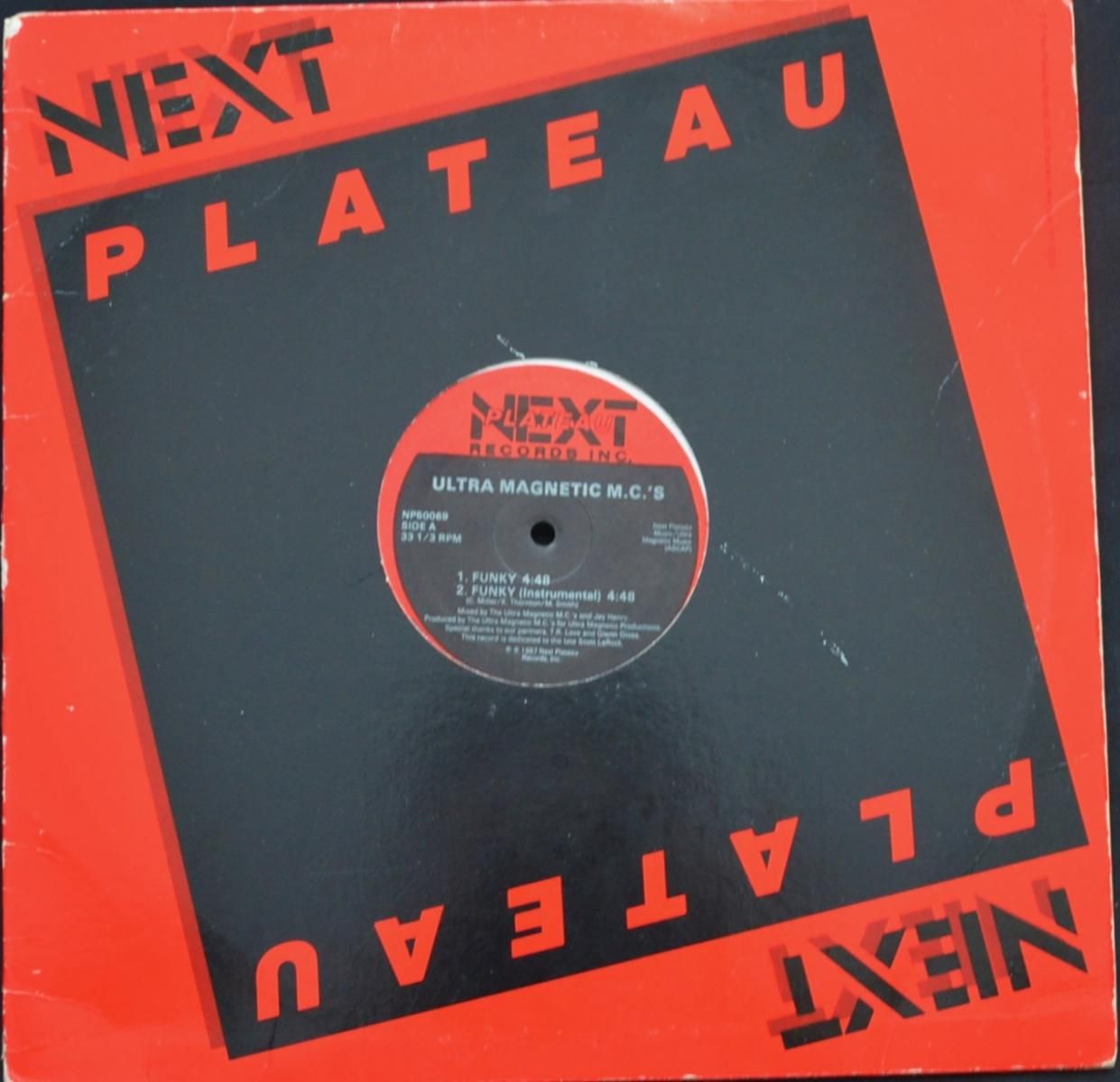 Ultra Magnetic M.C.'s - Funky (レアミスプリ) ULTRA MAGNETIC M.C.'S / FUNKY / MENTALLY MAD (12
