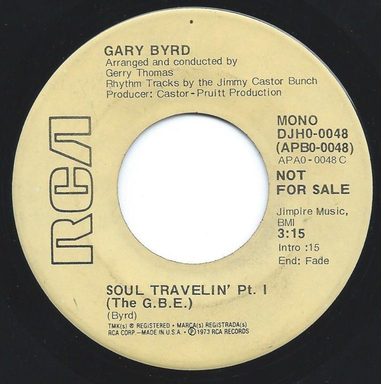 GARY BYRD / SOUL TRAVELIN' (THE G.B.E.) (7