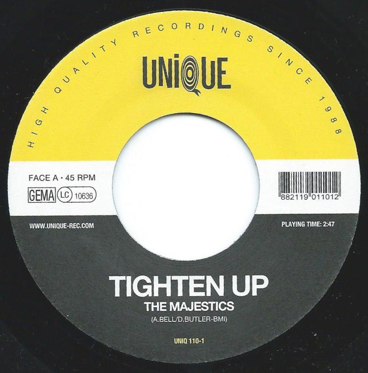 THE MAJESTICS / BENNY GORDON & THE SOUL BROTHERS / TIGHTEN UP (7