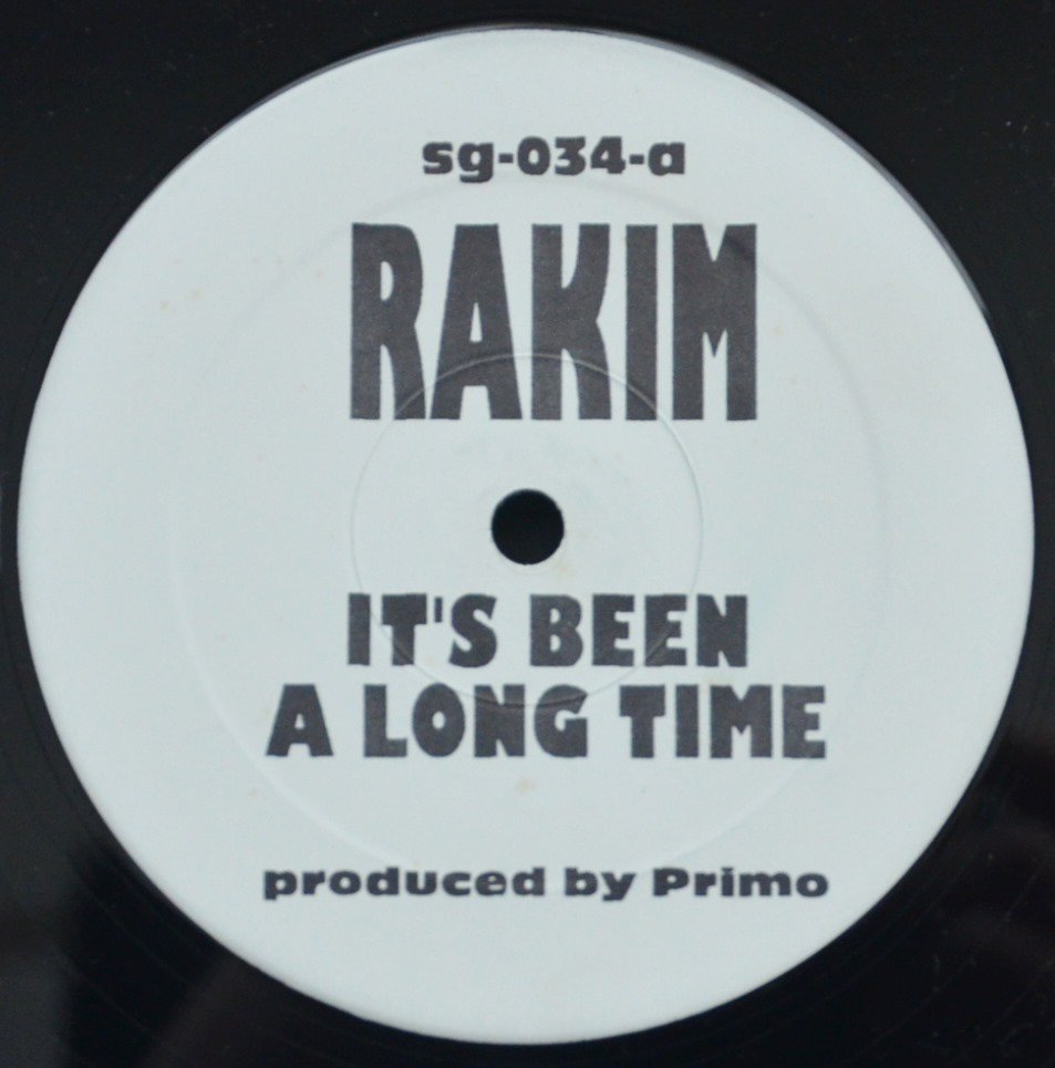 RAKIM / IT'S BEEN A LONG TIME (PROD BY DJ PREMIER) (12