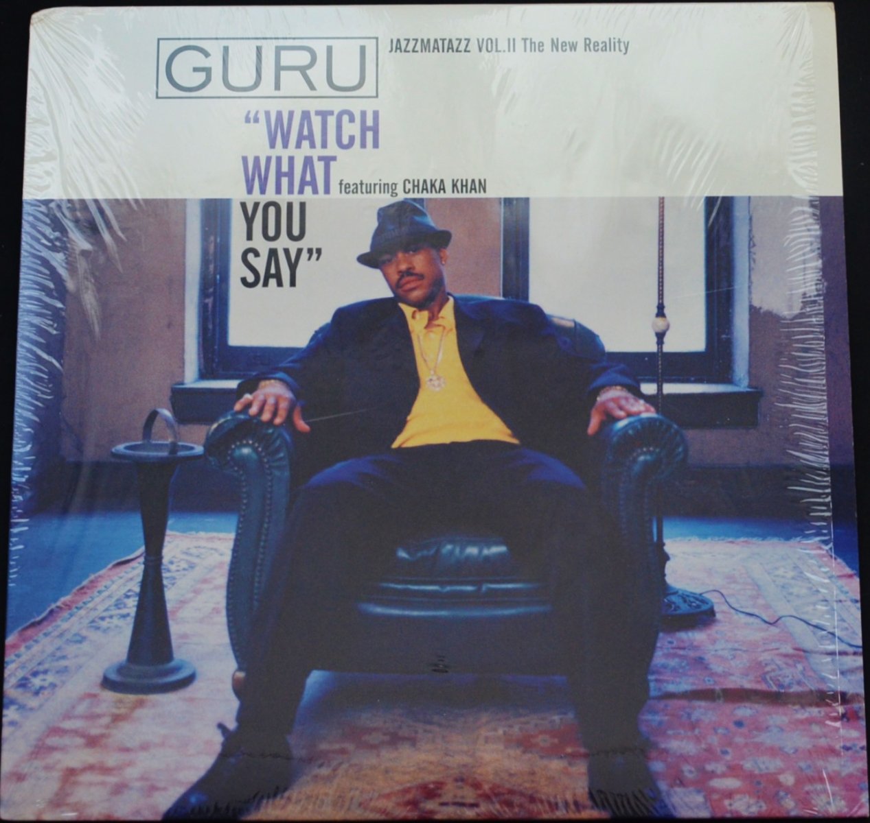 GURU ‎/ WATCH WHAT YOU SAY (PROD BY DJ PREMIER) / RESPECT THE ARCHITECT (12