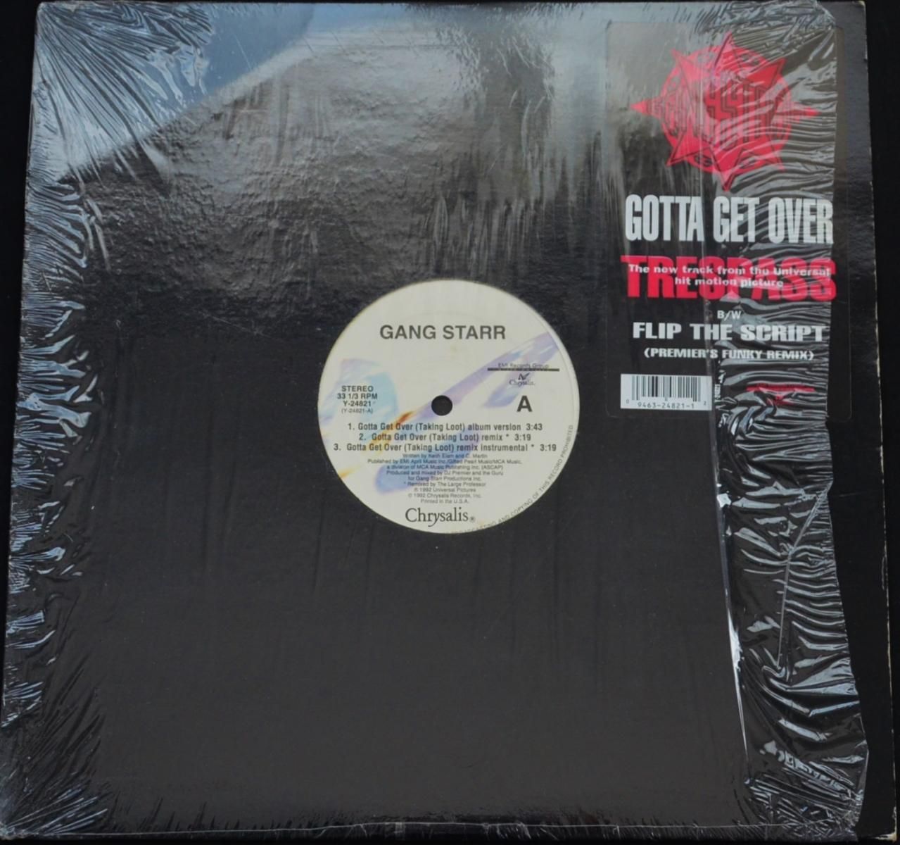 GANG STARR / GOTTA GET OVER (TAKING LOOT) / FLIP THE SCRIPT